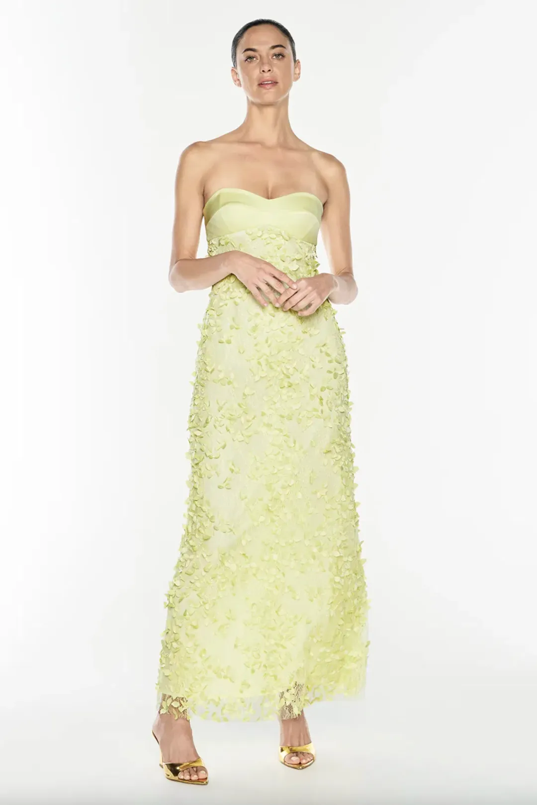 Manning Cartell Enchantment Balconette Dress Limoncello Size 8 for rent on The Volte - main image