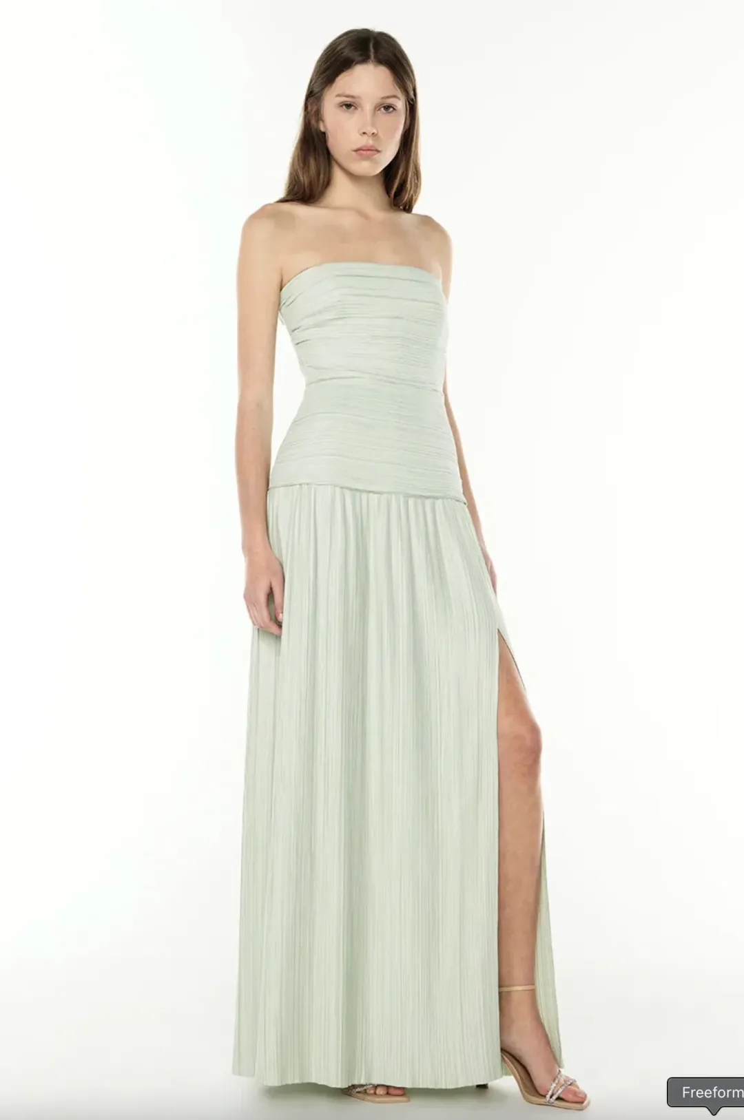 Manning Cartell Royal Debut Dress Sage Size 6 for rent on The Volte - main image