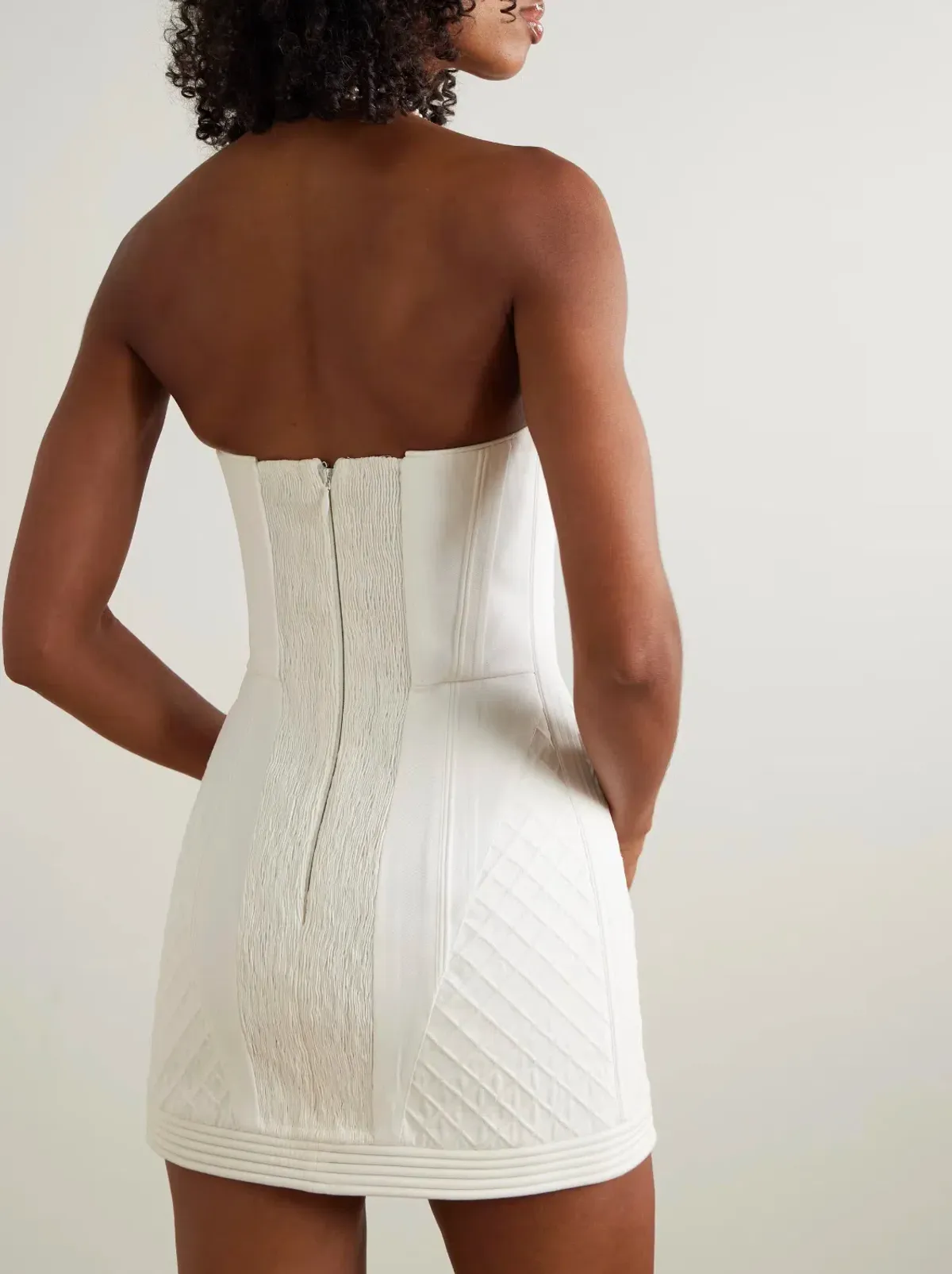 ZIMMERMANN Rebellion Corded Cotton Corset Dress Size 0 - Image 2