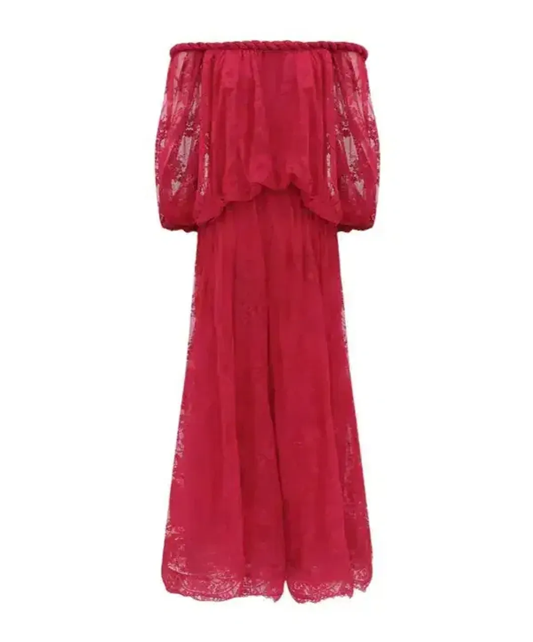 ZIMMERMANN Luna Twist Lace Gown Size 1/ AU8-10 for rent on The Volte - main image