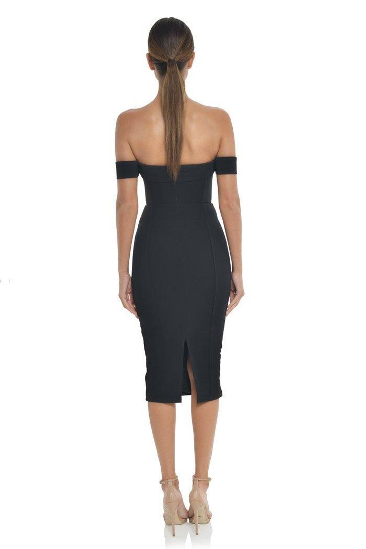 Misha Chloe Midi Dress Black Size 6/XS - Image 2