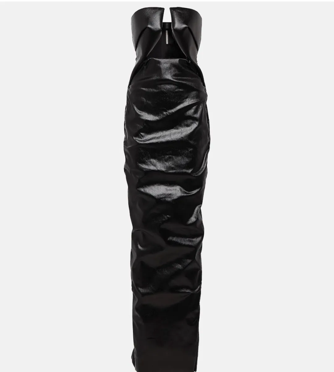 Rick Owens Prong cutout coated gown - Size 12 for rent on The Volte - main image