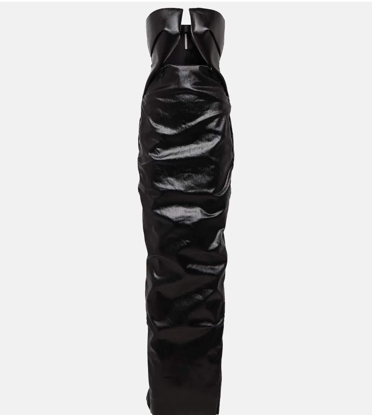 Rick Owens Prong cutout coated gown - Size 12 - Image 1