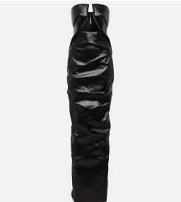 Rick Owens Prong cutout coated gown - Size 12 for rent on The Volte - image 1