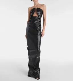 Rick Owens Prong cutout coated gown - Size 12 for rent on The Volte - image 2