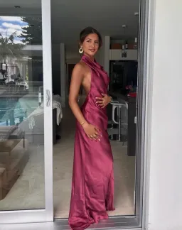 Arcina Ori Gaia Gown Plum Size 6 for rent on The Volte - image 1