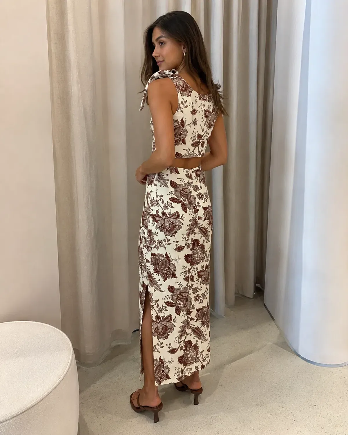 SIR The Label Rei Top & Skirt Set – Floral – Size 8 - Image 4