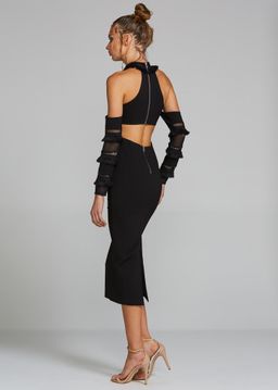 Eliya The Label RAMINA DRESS BLACK Size 6 for rent on The Volte - image 2