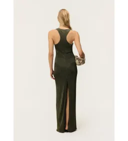 Arcina Ori Indi Dress in Khaki Metallic Size XS/AU6 for rent on The Volte - image 2