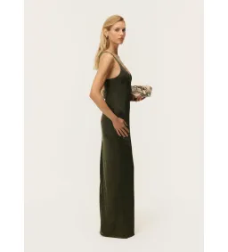 Arcina Ori Indi Dress in Khaki Metallic Size XS/AU6 for rent on The Volte - image 4