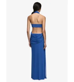 Bec & Bridge Charlize Halter Maxi Dress in Cobalt Blue Size AU6 for rent on The Volte - image 3