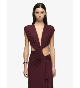 Bec & Bridge Odea Maxi Dress in Plum Size AU6 for rent on The Volte - image 3