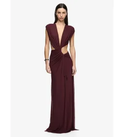 Bec & Bridge Odea Maxi Dress in Plum Size AU6 for rent on The Volte - image 1