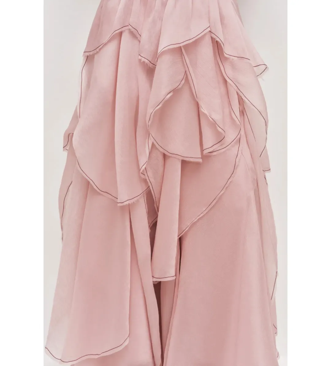 Aje Nisha Gown Fawn Pink Size 6 for rent on The Volte - main image