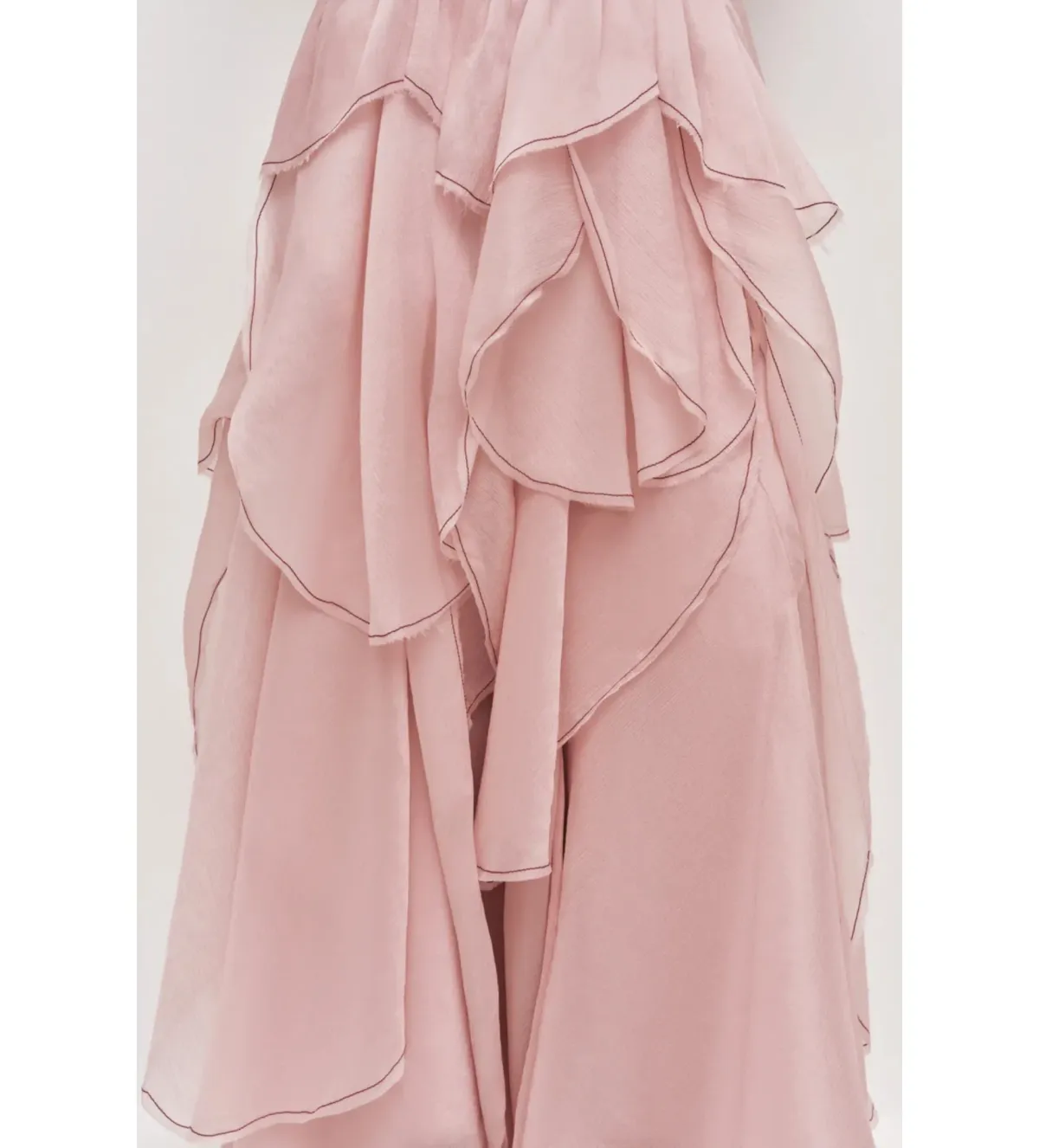 Aje Nisha Gown Fawn Pink Size 6 - Image 3