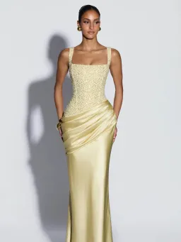 Babyboo Alexandria Maxi Dress Lemon for rent on The Volte - image 1