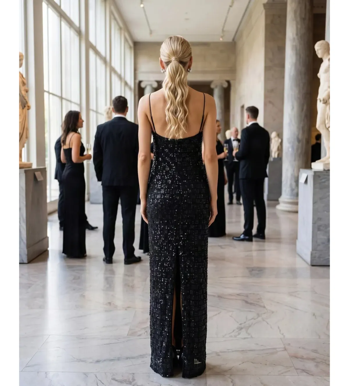 Arcina Ori Stevie Maxi Dress Black Size M/AU 10 - Image 3
