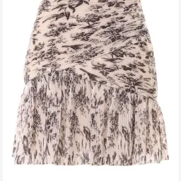 Zimmermann Pleated Mini Skirt Bird Toile Print size 14 for rent on The Volte - image 5