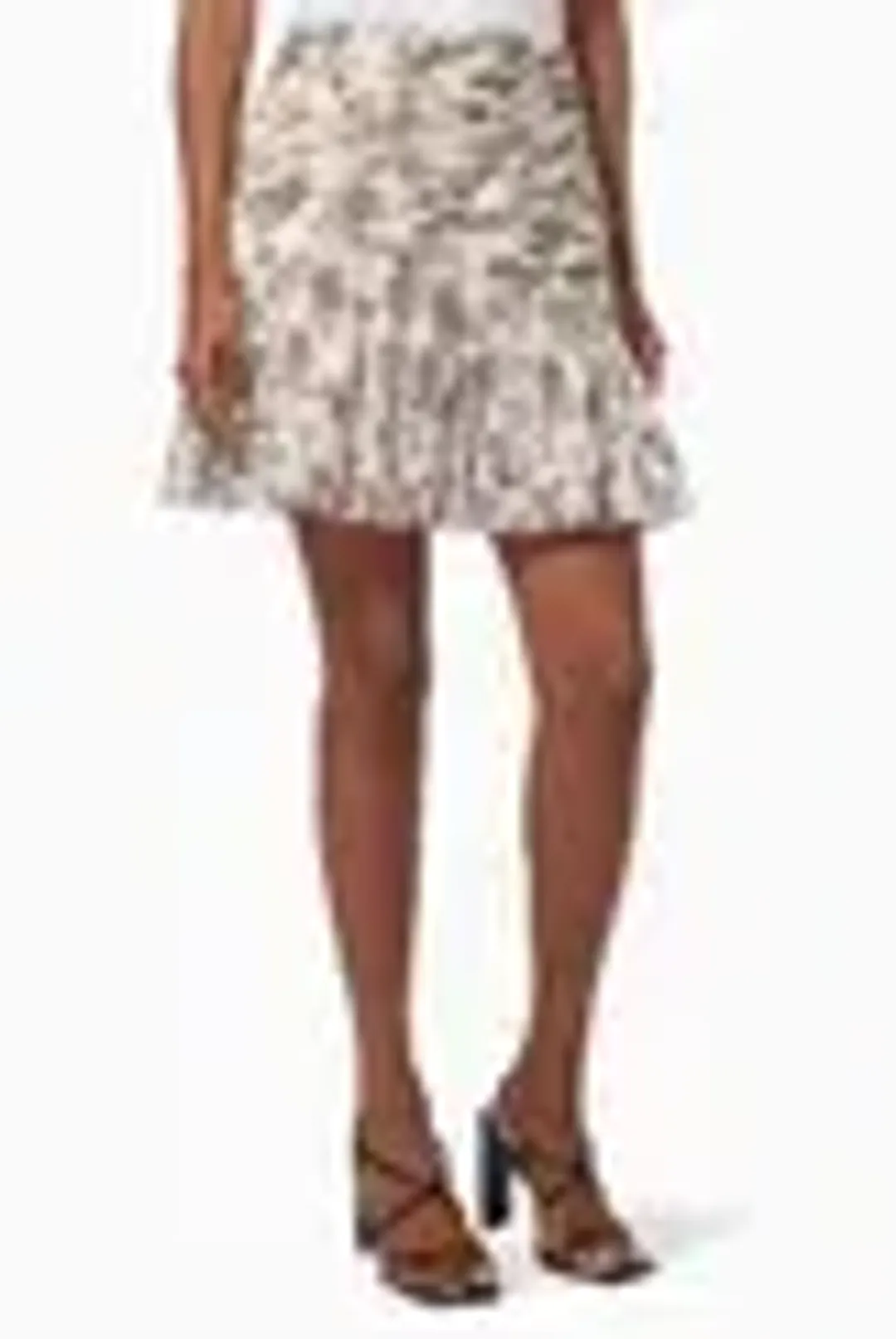 Zimmermann Pleated Mini Skirt Bird Toile Print size 14 for rent on The Volte - main image