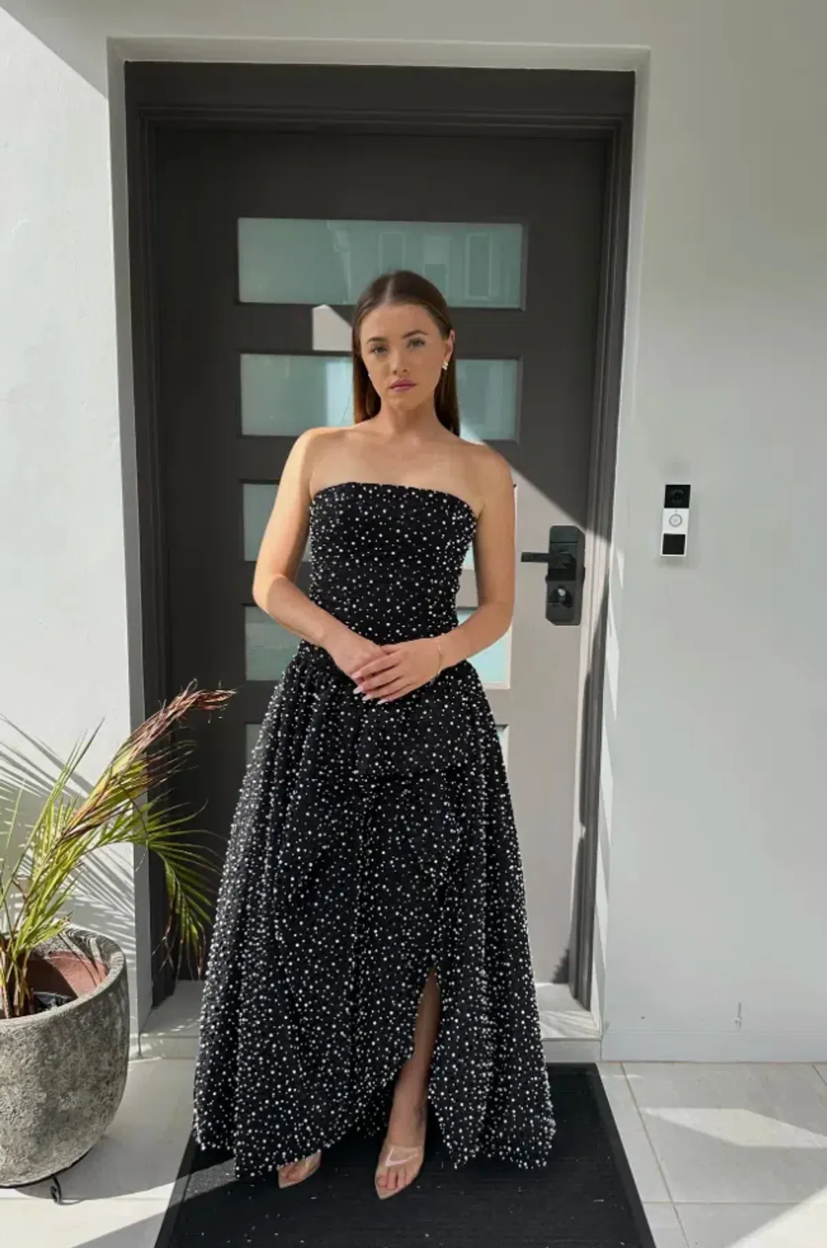 REGINA PEARL GOWN | SIZE 10 - Image 1