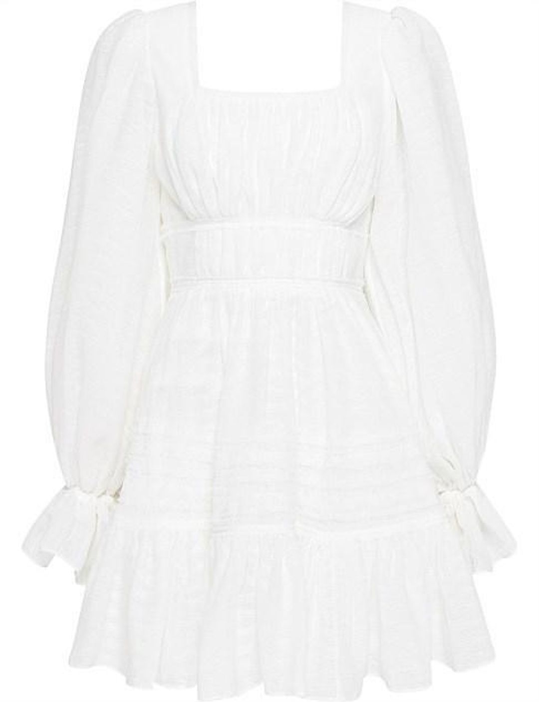 Aje Impression Dress White Size 6 for rent on The Volte - main image