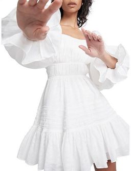 Aje Impression Dress White Size 6 for rent on The Volte - image 5