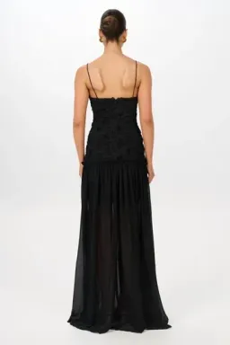 Jefre Sei Renata Maxi Dress in Black Size S for rent on The Volte - image 7