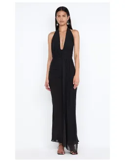Bec and Bridge Cassis Drape Maxi Dress in Black Size 8 for rent on The Volte - image 6