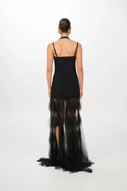 Jefre Sei Niva Gown Black Size S for rent on The Volte - image 5