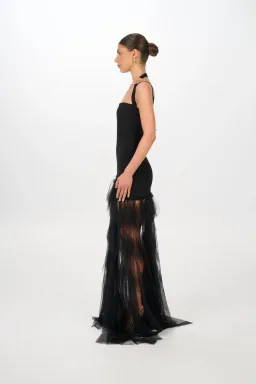 Jefre Sei Niva Gown Black Size S for rent on The Volte - image 4