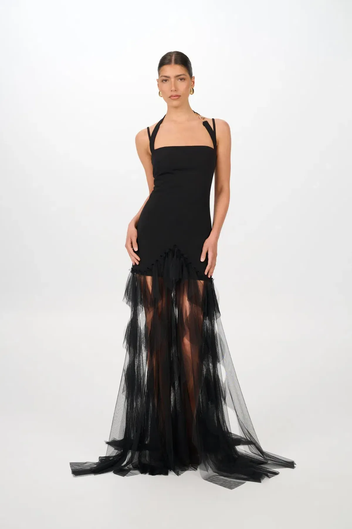 Jefre Sei Niva Gown Black Size L - Image 1