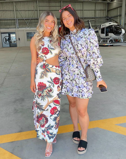 Sir The Label Ambroise Knot Dress Midi Floral Print | AU 8 for rent on The Volte - image 15