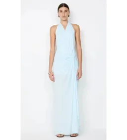 Bec & Bridge Clementine Twist Maxi Dress in Arctic Blue Size 8 for rent on The Volte - image 3