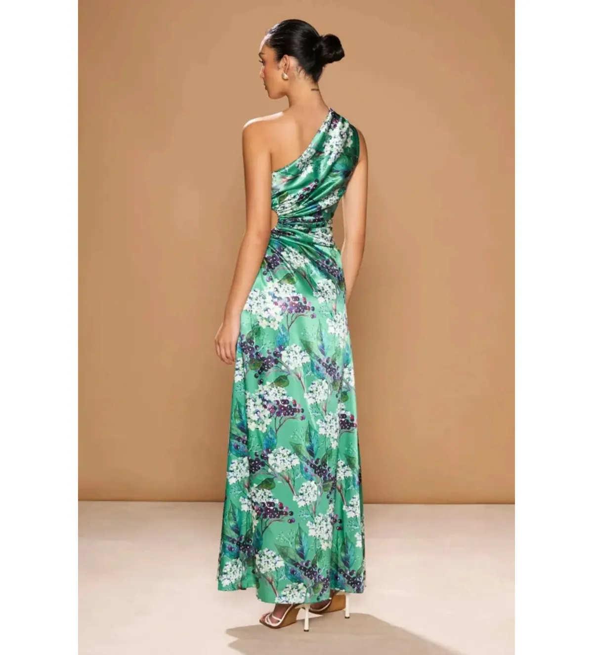 Sonya Moda Nour Maxi Dress Fiori Di Sambuco Size 16 - Image 2