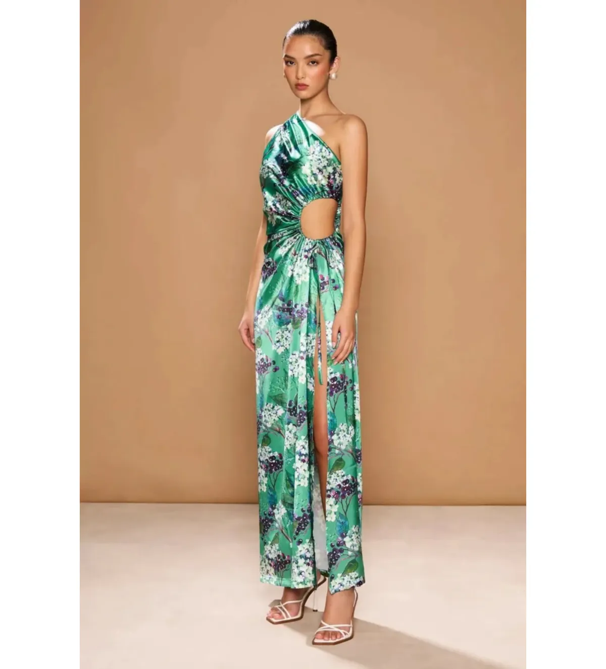 Sonya Moda Nour Maxi Dress Fiori Di Sambuco Size 16 - Image 3