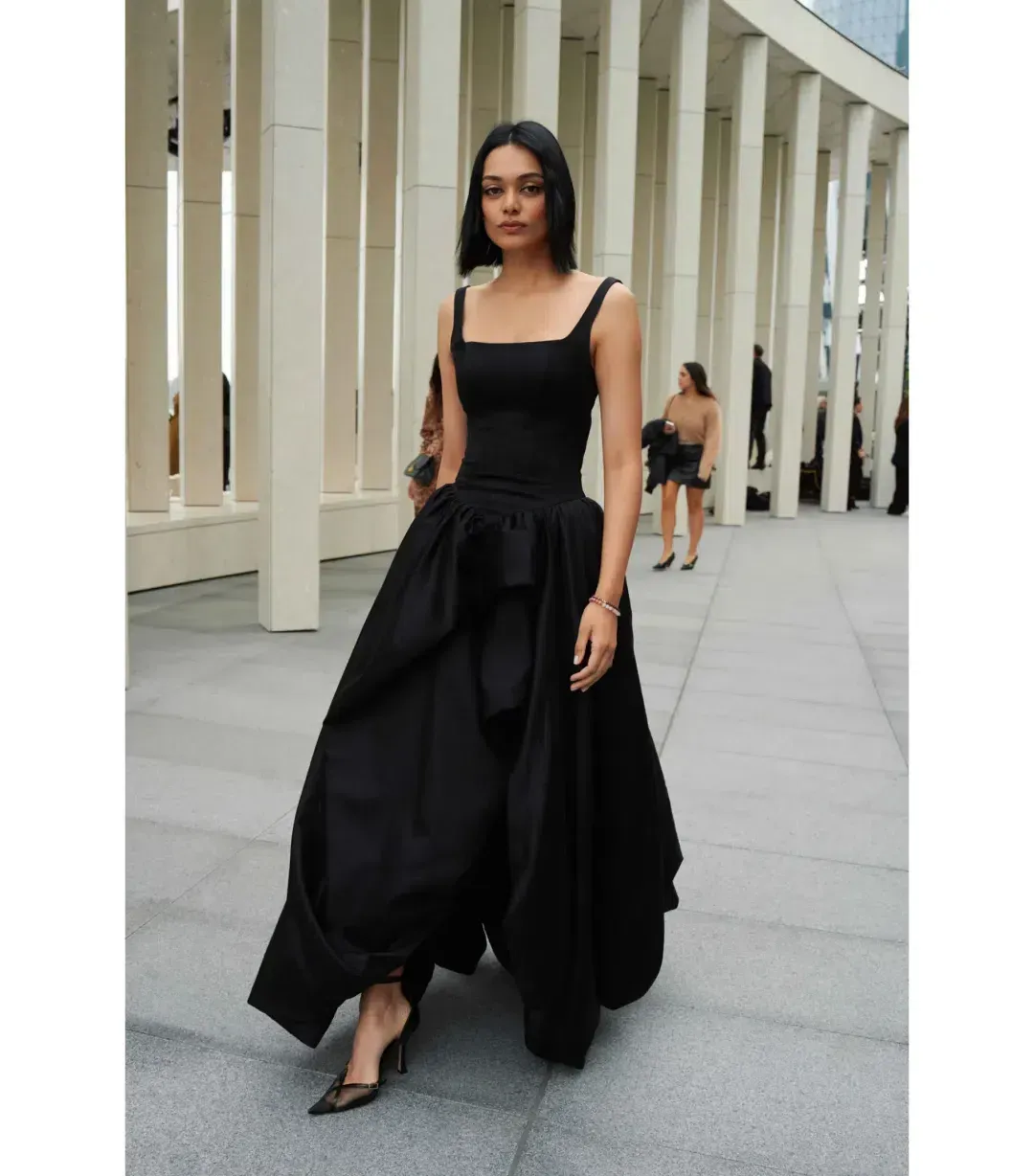 AJE ALANI GOWN BLACK SIZE AU 8 for rent on The Volte - main image