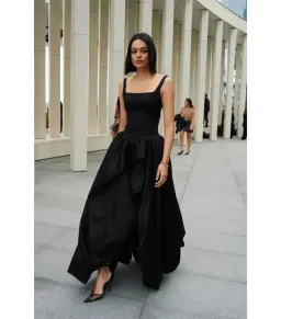 AJE ALANI GOWN BLACK SIZE AU 8 for rent on The Volte - image 4
