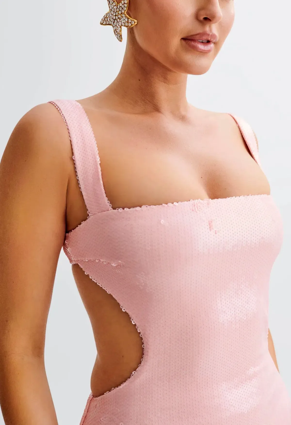 Meshki Adoria Dress - Pale Pink - Image 3