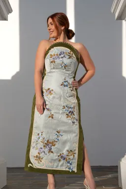 Alemais Odessa Embroidered Midi Dress sz 10 for rent on The Volte - image 3