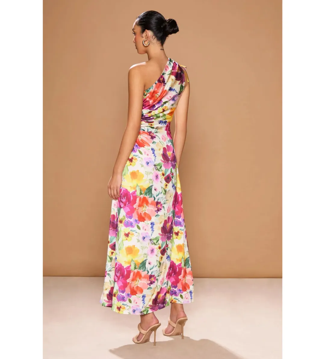 Sonya Moda Nour Midi Dress Floreale Watercolour Size 10 for rent on The Volte - main image