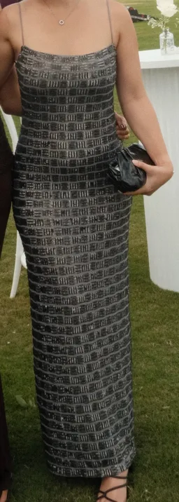 Arcina Ori Stevie Maxi Dress in Chrome Size XS / AU 6 for rent on The Volte - image 5