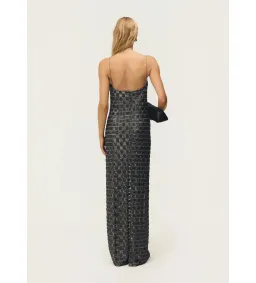 Arcina Ori Stevie Maxi Dress in Chrome Size XS / AU 6 for rent on The Volte - image 2