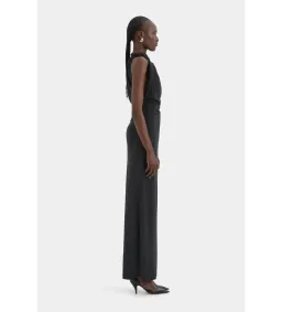 Sir the Label Olenna Twist Low Back Maxi Gown Charcoal Size AU 6P for rent on The Volte - image 3