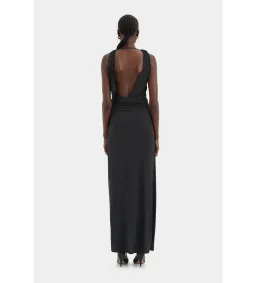 Sir the Label Olenna Twist Low Back Maxi Gown Charcoal Size AU 6P for rent on The Volte - image 2