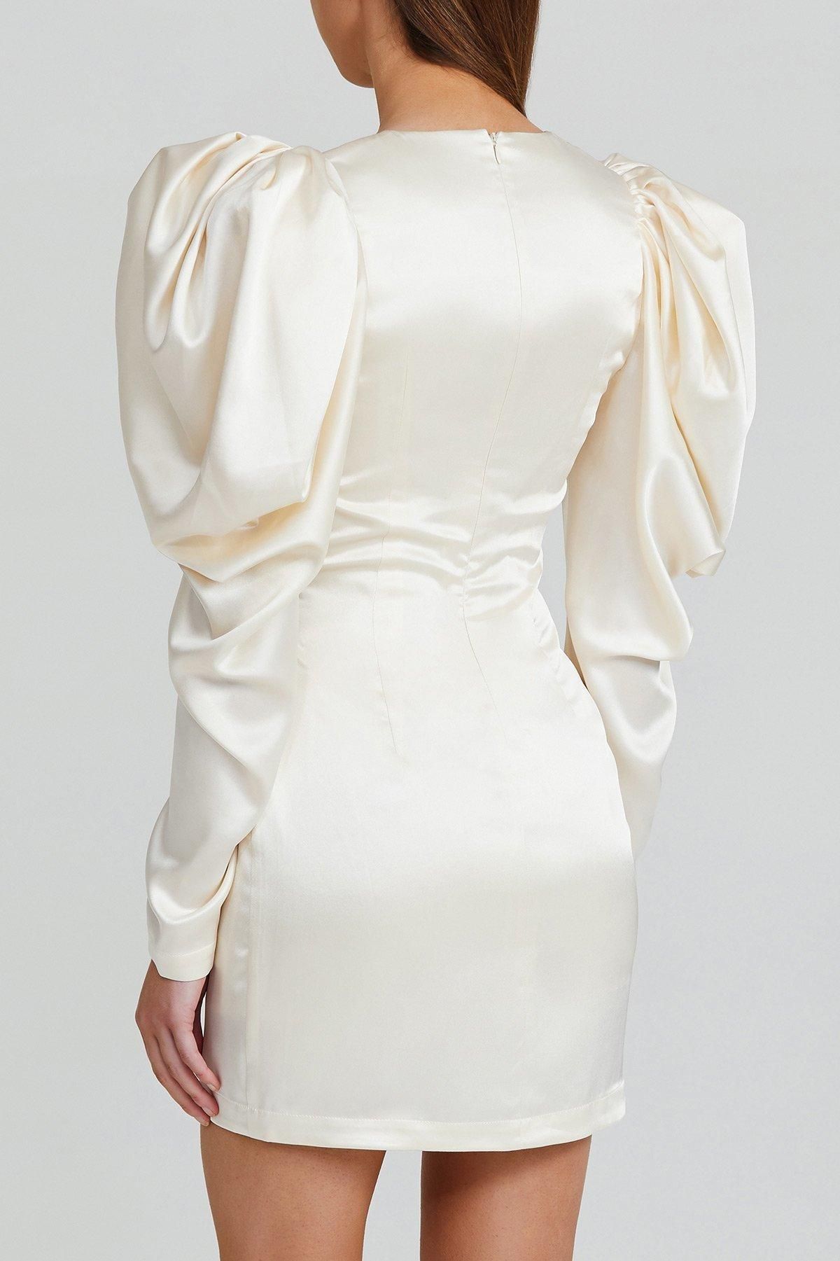 Alcer Irwin Dress Eggshell Size 6 - Image 7