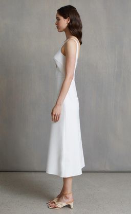 Bec + Bridge Forever Young Midi Dress In Ivory - SIZE 10 for rent on The Volte - image 8