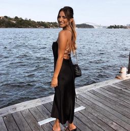 Bec & Bridge Kaia Cowl Dress in Black Size AU 6 for rent on The Volte - image 4