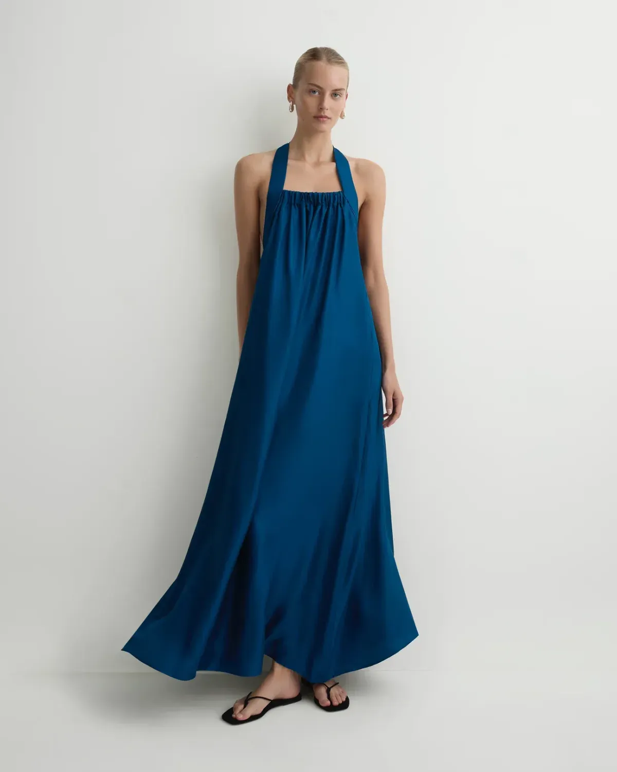 Bondi Born Marfa Silk Halter Maxi Dress - Tropico - Image 1