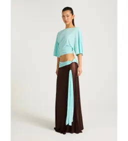 BENNI Arlo Maxi Set Choc Turquoise Size S / AU 8 for rent on The Volte - image 3