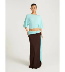 BENNI Arlo Maxi Set Choc Turquoise Size S / AU 8 for rent on The Volte - image 1